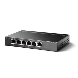 TP-Link TL-SF1006P 6-Port 10/100Mbps 250m Long Range PoE Switch with 4-Port PoE+ Unmanaged Switch - ACE Peripherals