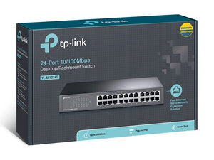 TP-Link TL-SF1024D 24-port 10/100Mbps Unmanaged Switch - ACE Peripherals