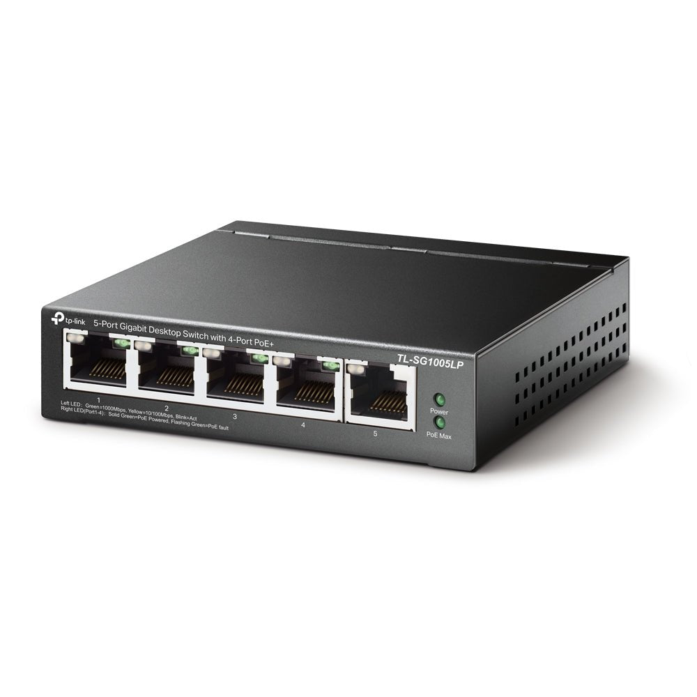 TP-Link TL-SG1005LP 5-Port Gigabit PoE+ Unmanaged Switch - ACE Peripherals
