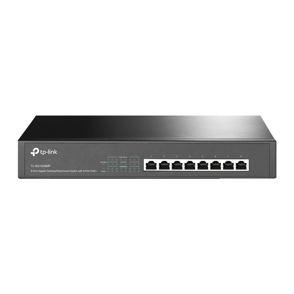 TP-Link TL-SG1008MP 8-Port Gigabit with 8-Port PoE+ Unmanaged Switch - ACE Peripherals