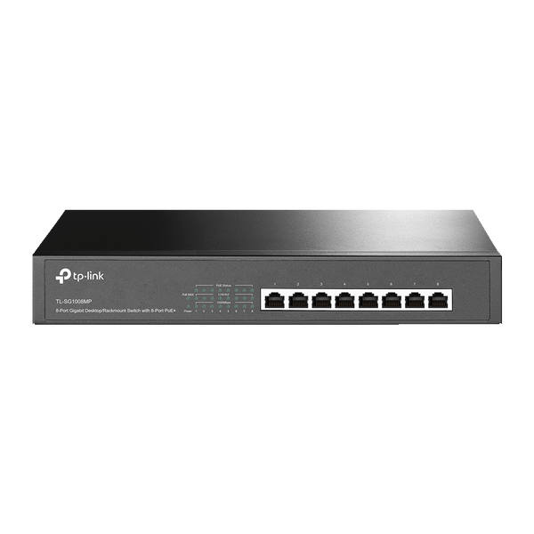 TP-Link TL-SG1008MP 8-Port Gigabit with 8-Port PoE+ Unmanaged Switch - ACE Peripherals