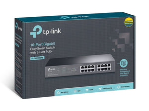 TP-Link TL-SG1016PE 16-Port Gigabit Easy Smart PoE Switch with 8-Port PoE+ - ACE Peripherals