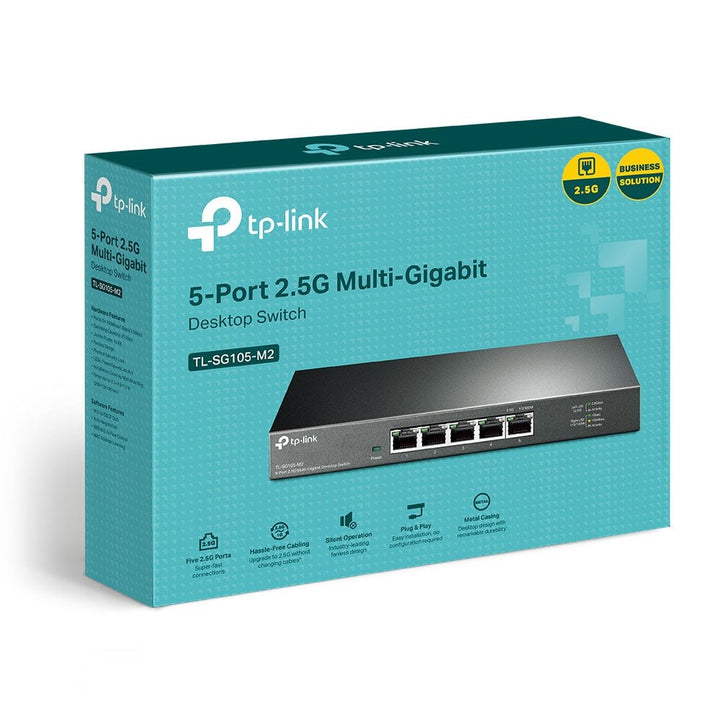 TP-Link TL-SG105-M2 5-Port 2.5G Unmanaged Switch - ACE Peripherals