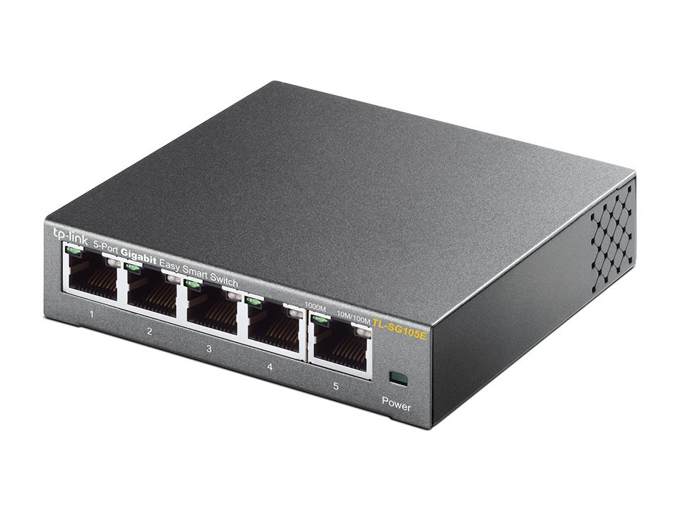 TP-Link TL-SG105E 5-Port Gigabit Easy Smart Switch - ACE Peripherals