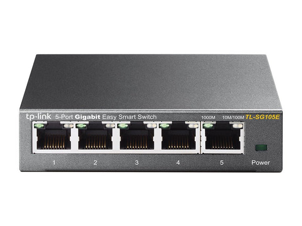TP-Link TL-SG105E 5-Port Gigabit Easy Smart Switch - ACE Peripherals