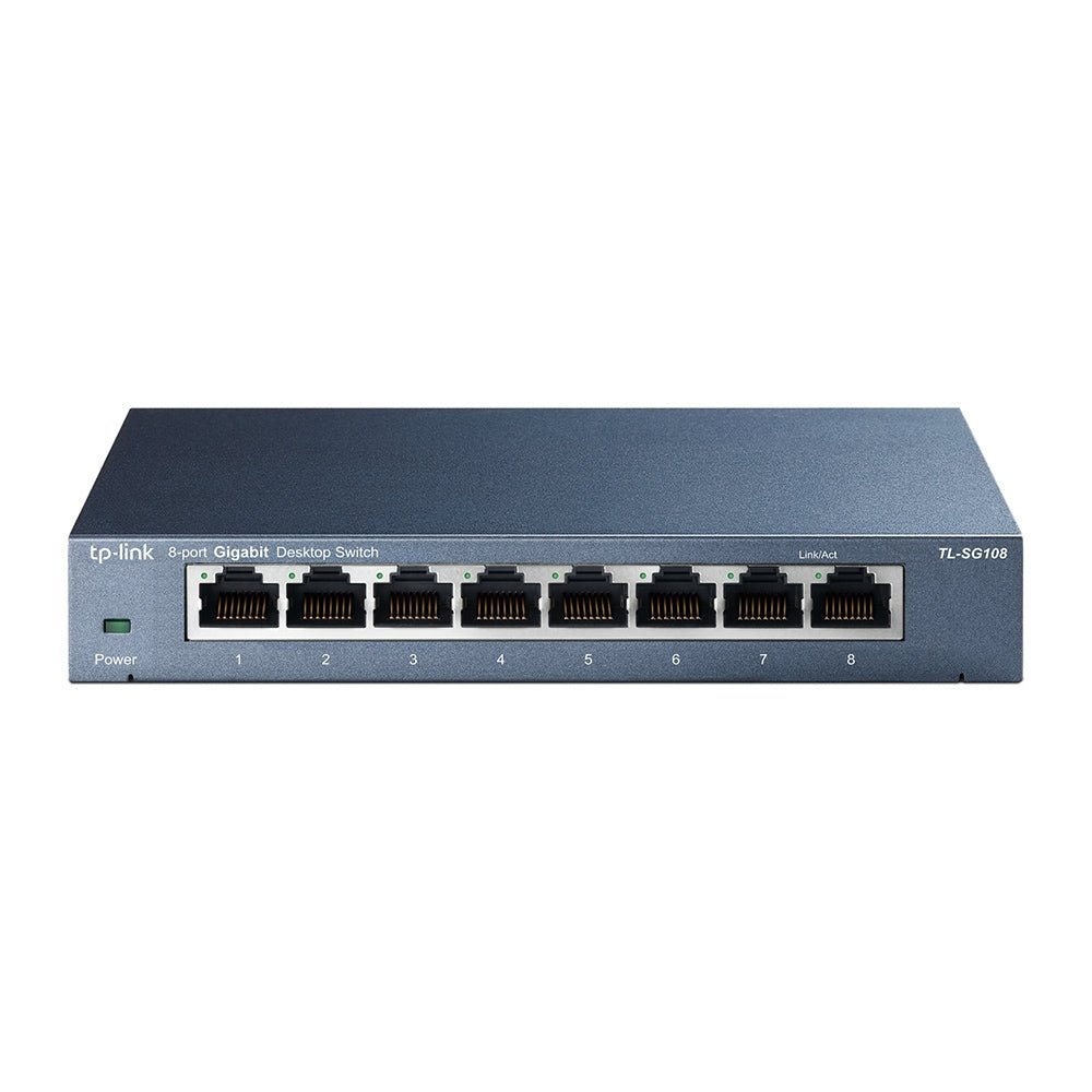 TP-Link TL-SG108 8-Port 10/100/1000Mbps Desktop Switch - ACE Peripherals