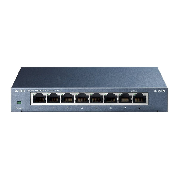 TP-Link TL-SG108 8-Port 10/100/1000Mbps Desktop Switch - ACE Peripherals