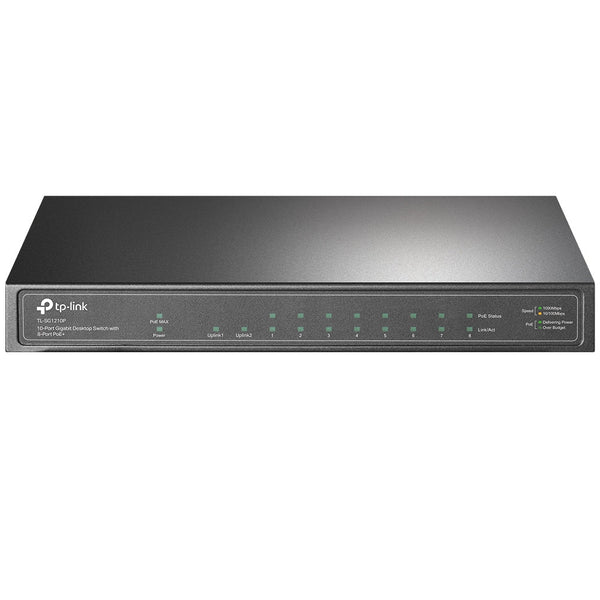 TP-Link TL-SG1210P 10-Port Gigabit with 8-Port PoE+ Unmanaged Switch - ACE Peripherals