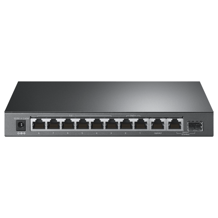 TP-Link TL-SG1210PP 10-Port Gigabit with 6-Port 250m Long Range PoE+ and 2-Port PoE++ Unmanaged Switch - ACE Peripherals
