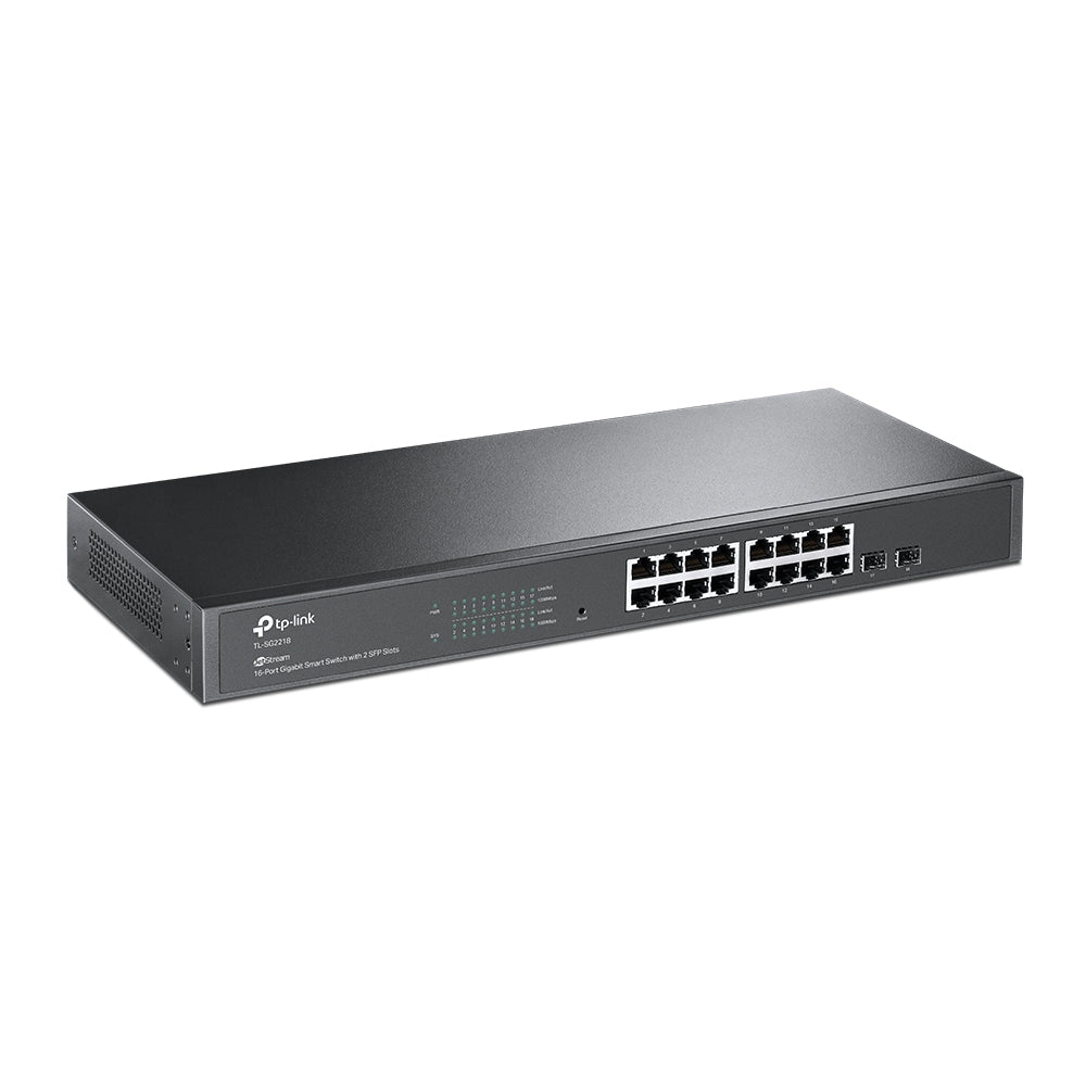 TP-Link TL-SG2218 JetStream 16-Port Gigabit Smart Switch with 2 SFP - ACE Peripherals