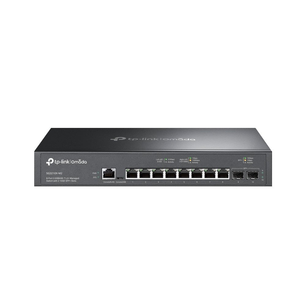 TP-Link TL-SG3210X-M2 Omada 8-Port 2.5G L2+ Managed Switch - ACE Peripherals