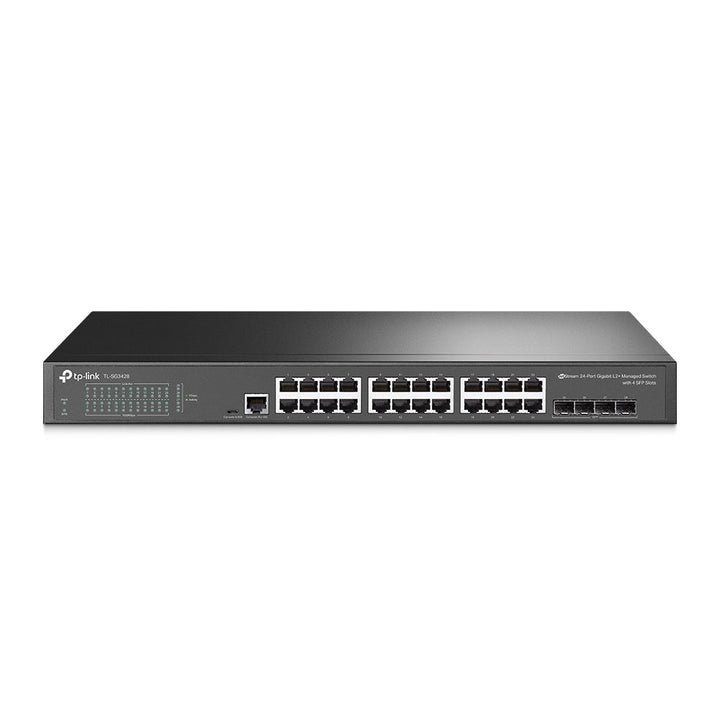 TP-Link TL-SG3428 JetStream 24-Port Gigabit L2+ Managed Switch with 4 SFP - ACE Peripherals