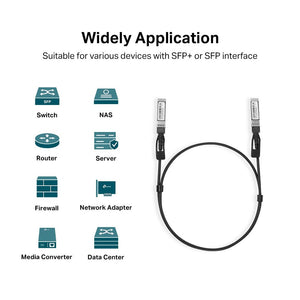 TP-Link TL-SM5220-1M 1 Meter 10G SFP+ Direct Attach Cable - ACE Peripherals
