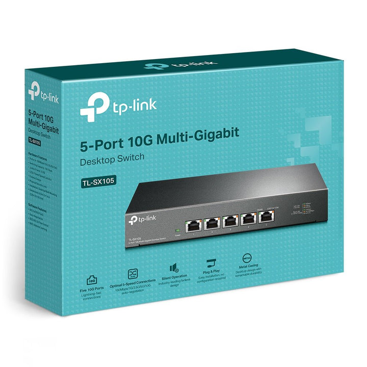 TP-Link TL-SX105 5-Port 10G Unmanaged Switch - ACE Peripherals