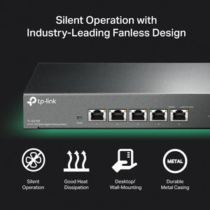 TP-Link TL-SX105 5-Port 10G Unmanaged Switch - ACE Peripherals