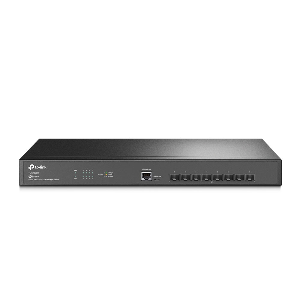TP-Link TL-SX3008F JetStream 8-Port 10GE SFP+ L2+ Managed Switch - ACE Peripherals