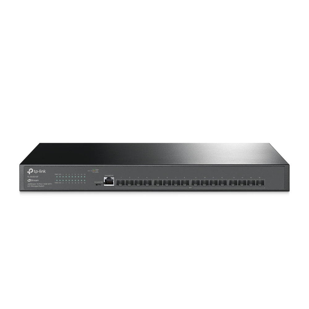 TP-Link TL-SX3016F JetStream 16-Port 10GE SFP+ L2+ Managed Switch - ACE Peripherals