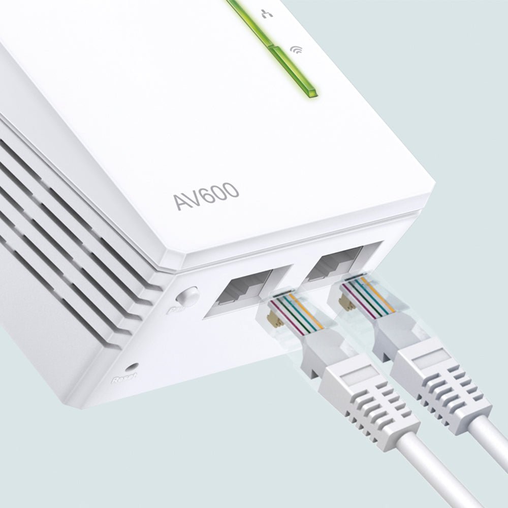 TP-Link TL-WPA4220 KIT 300Mbps AV600 Wi-Fi Powerline Extender Starter Kit - ACE Peripherals