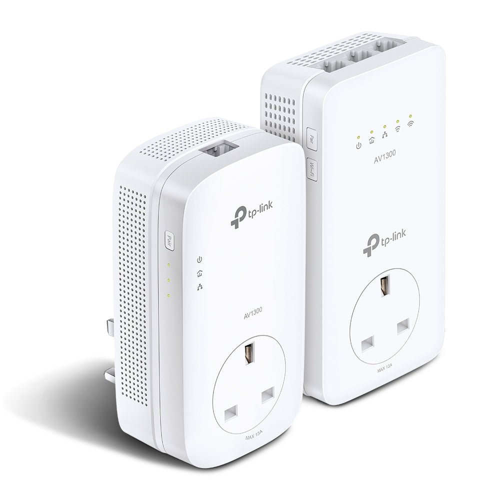 TP-Link TL-WPA8631P KIT AV1300 Gigabit Passthrough Powerline AC Wi-Fi Kit - ACE Peripherals