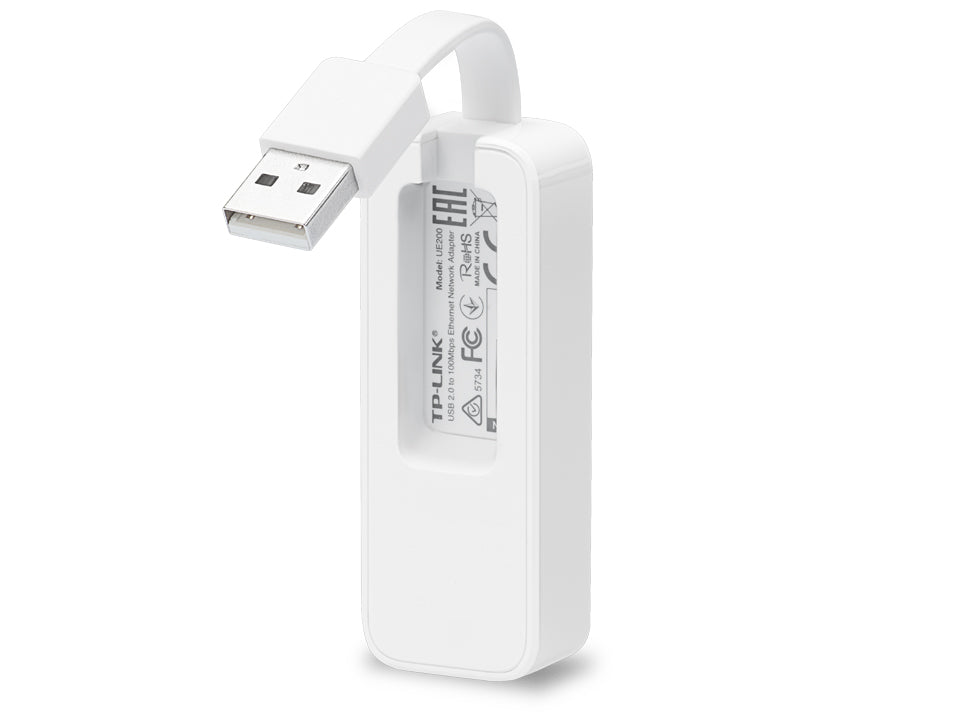 TP-Link UE200 USB 2.0 to Ethernet Adapter for Fast Network