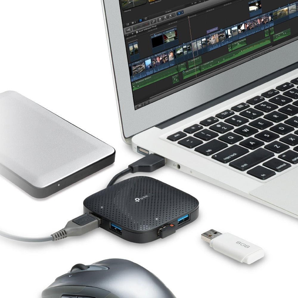 TP-Link UH400 USB 3.0 4-Port Portable Hub - ACE Peripherals