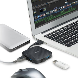 TP-Link UH400 USB 3.0 4-Port Portable Hub - ACE Peripherals