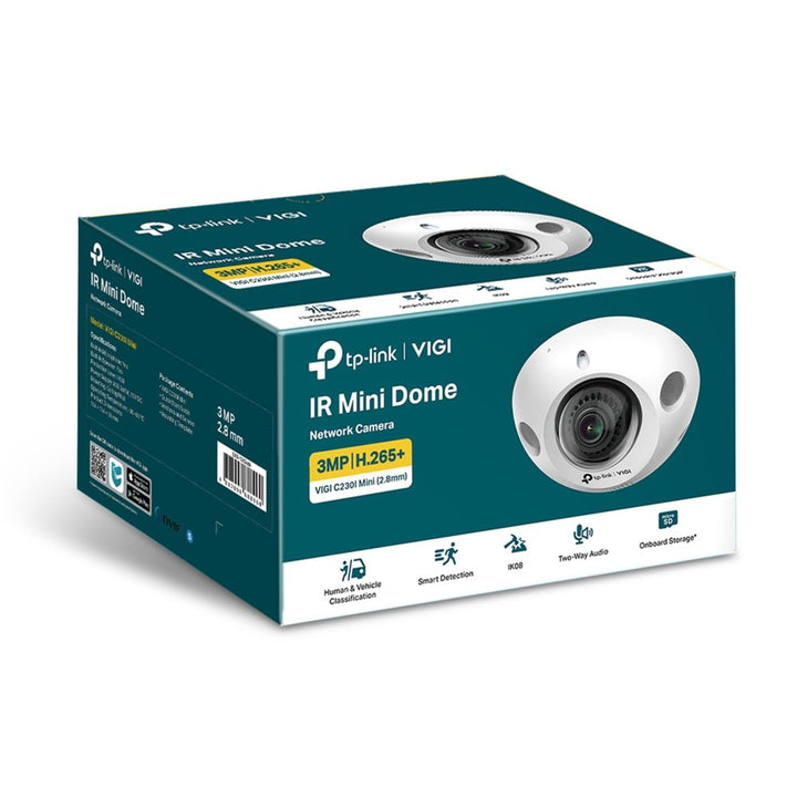 TP-Link VIGI C230I Mini 3MP IR Mini Dome Network Camera - ACE Peripherals