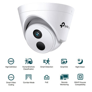 TP-Link VIGI C420I 2MP IR Turret Network Camera - ACE Peripherals