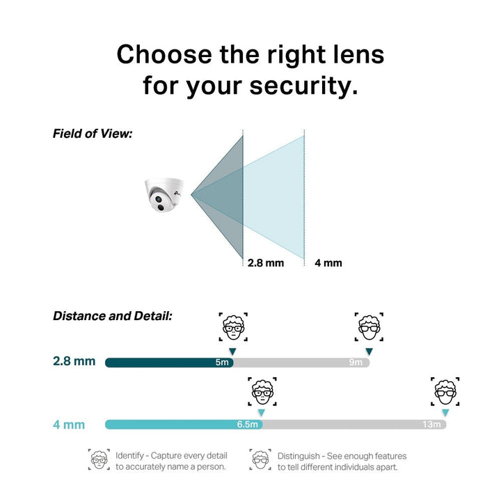 TP-Link VIGI C430I 3MP IR Turret Network Camera - ACE Peripherals