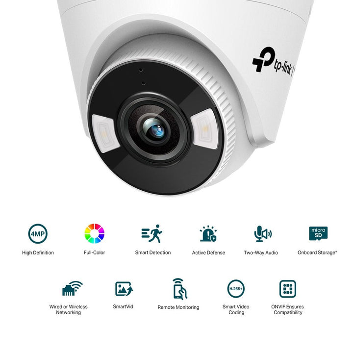 TP-Link VIGI C440 4MP Full-Color Turret Network Camera - ACE Peripherals