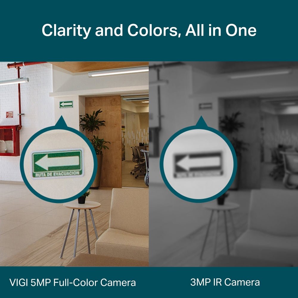 TP-Link VIGI C450 5MP Full-Color Turret Network Camera - ACE Peripherals