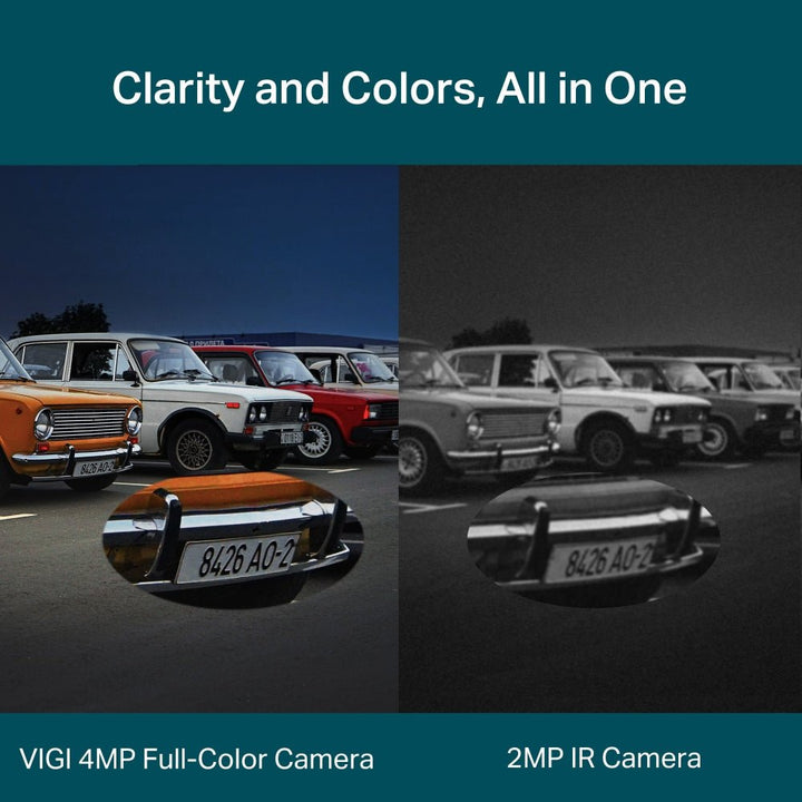 TP-Link VIGI C540 4MP Outdoor Full-Color Pan Tilt Network Camera - ACE Peripherals