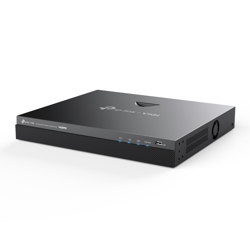 TP-Link VIGI NVR2016H-16MP 16 Channel PoE+ Network Video Recorder - ACE Peripherals