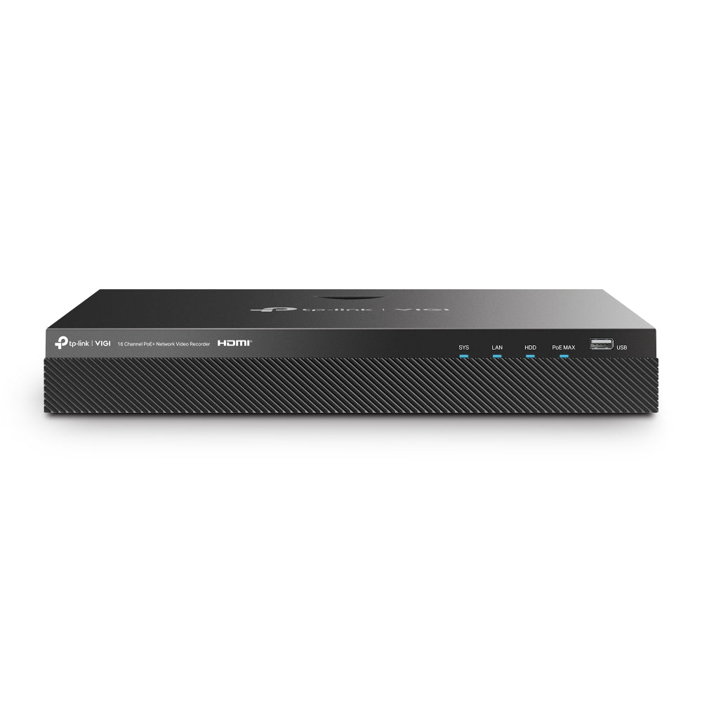 TP-Link VIGI NVR2016H-16MP 16 Channel PoE+ Network Video Recorder - ACE Peripherals