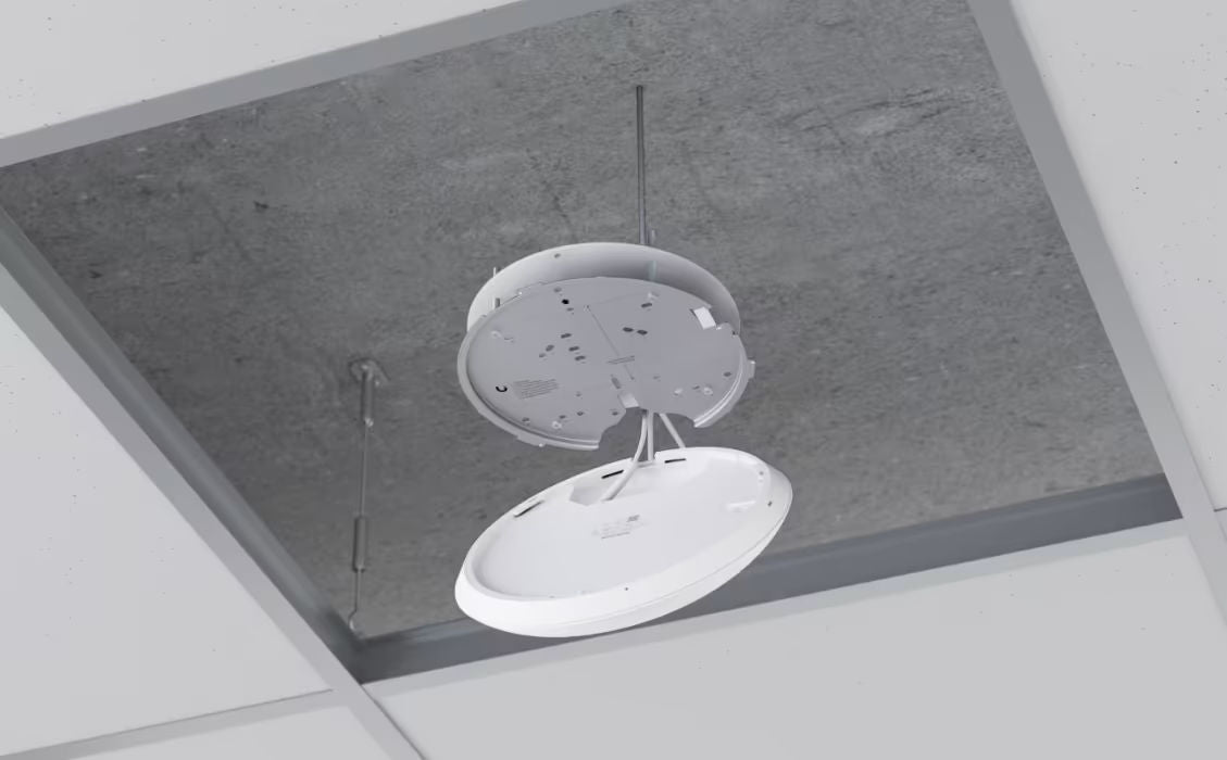 Ubiquiti U7-Pro suspended-ceiling mounting example