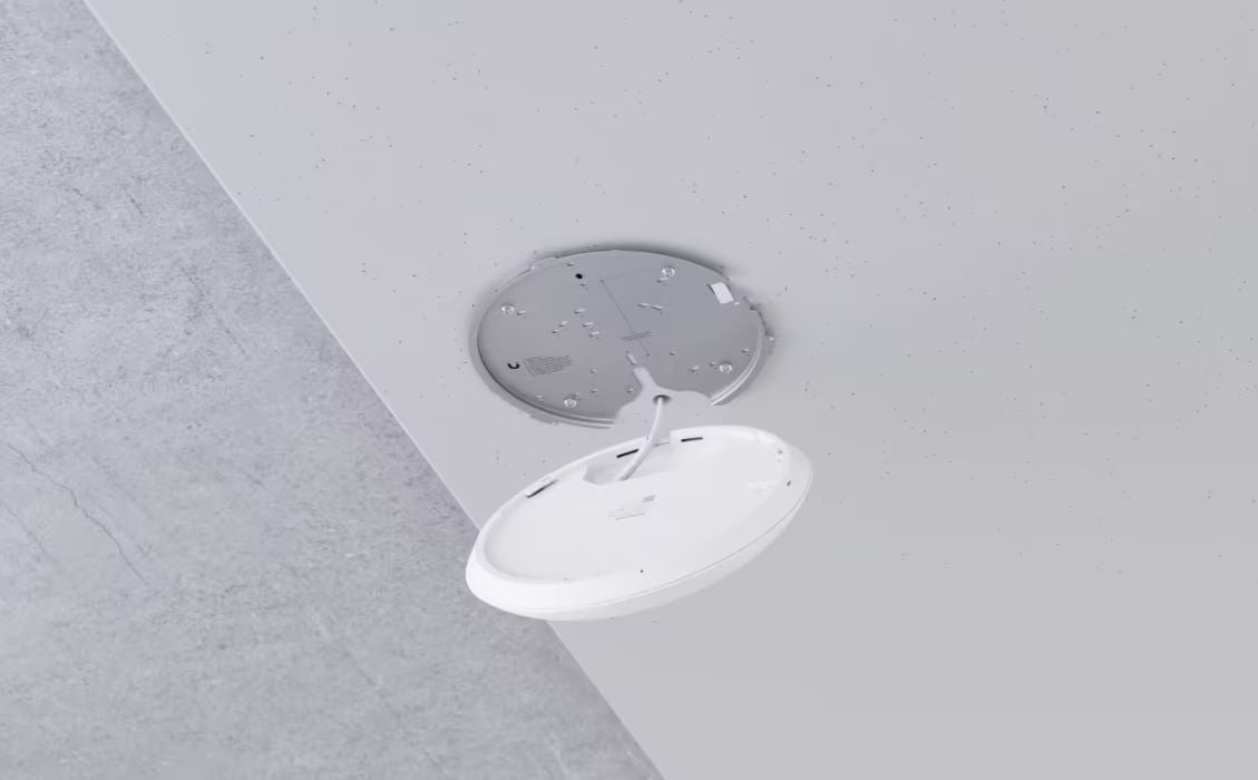 Ubiquiti U7-Pro ceiling mounting bracket installation