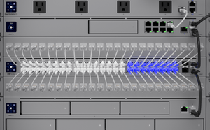 Ubiquiti UACC-Cable-Patch-EL Etherlighting rack deployment view 3
