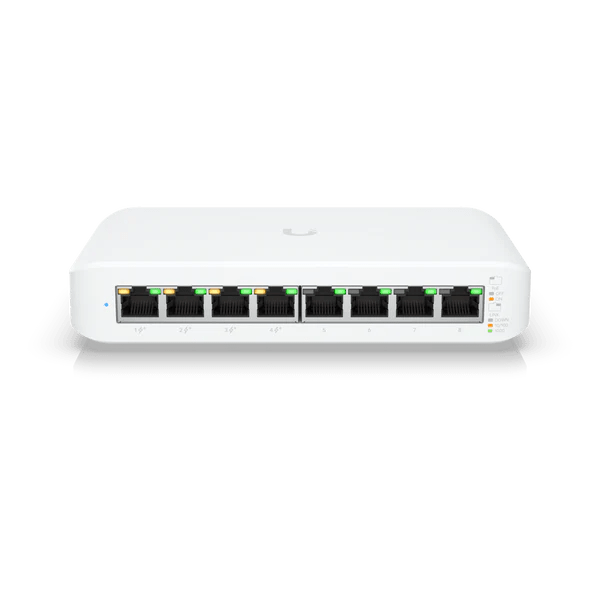 Ubiquiti UniFi USW-Lite-8-POE 8-Port Managed Gigabit PoE Switch - ACE Peripherals