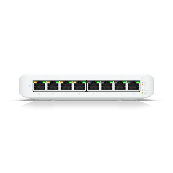 Ubiquiti UniFi USW-Lite-8-POE 8-Port Managed Gigabit PoE Switch - ACE Peripherals