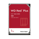 WD Red Plus 1TB NAS hard drive front view